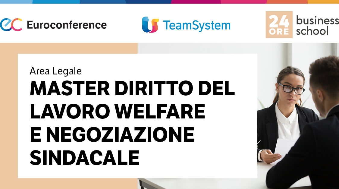Immagine Diritto del Lavoro, welfare e negoziazione | Euroconference